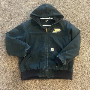 Carhartt vintage y2k 2003 jacket embroidered Purdue large